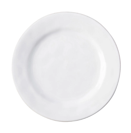white plates