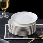 6 Inch White Ceramic Plates Wholesale Supplier