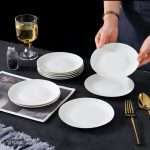 6 Inch White Ceramic Plates Wholesale Supplier
