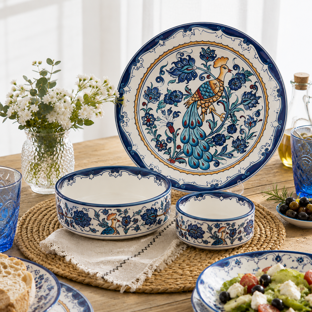 Blue Turkish Plates