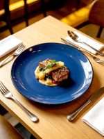 Royal Blue Ceramic Plates