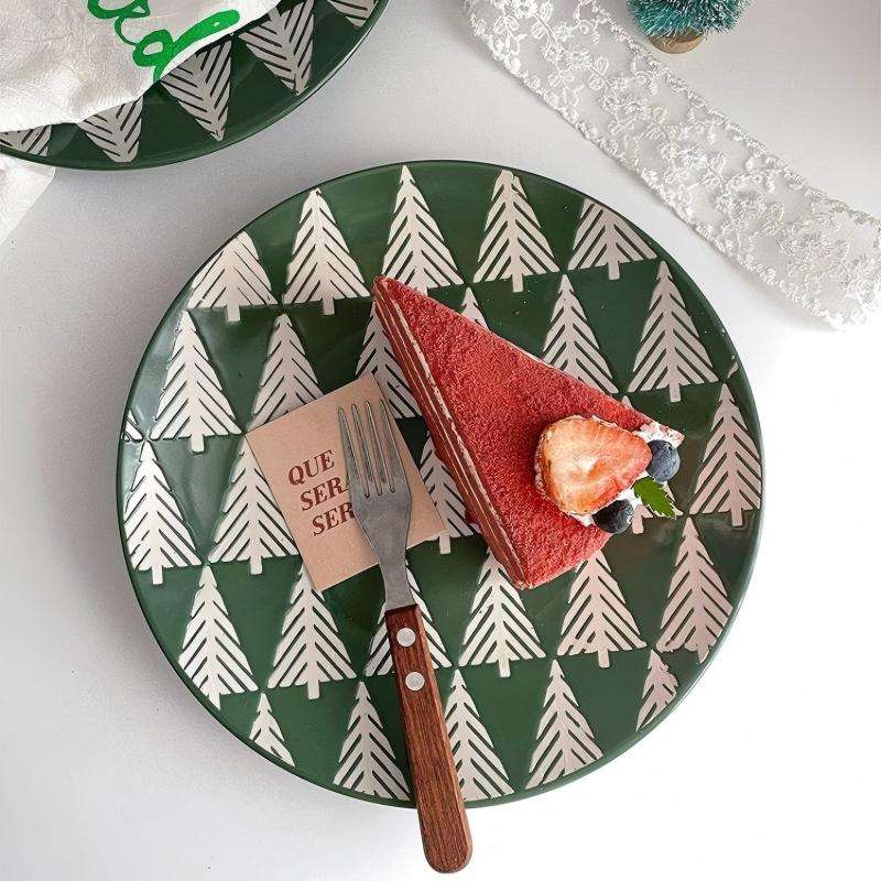 Christmas Tree Plates