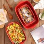 Red Square Ceramic Plates