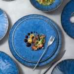 Navy Blue Ceramic Plates