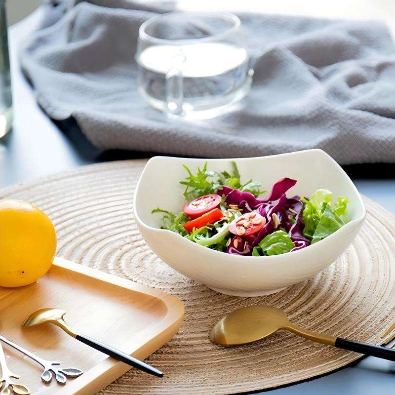 White Square Side Plates