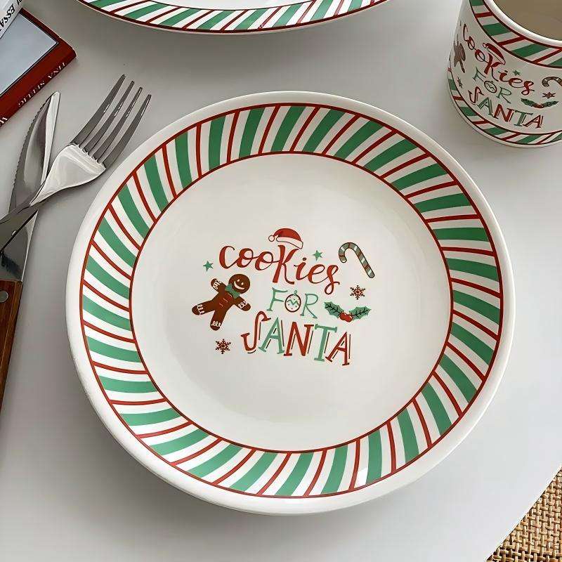 Christmas Cookie Plate for Santa