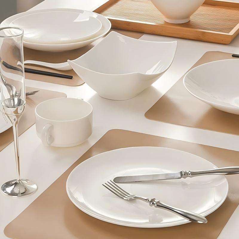 White Bone China Dinnerware