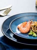 Navy Blue Ceramic Plates