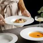 Microwave Safe & Dishwasher Safe Ceramic Pasta Bowls for Serving