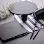 Black Serving Plates