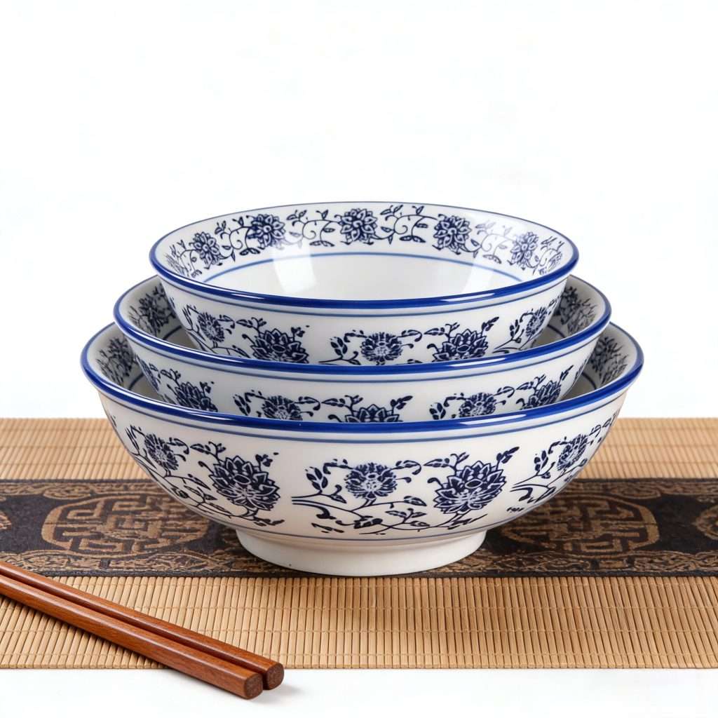 Chinese Soup Bowl Set