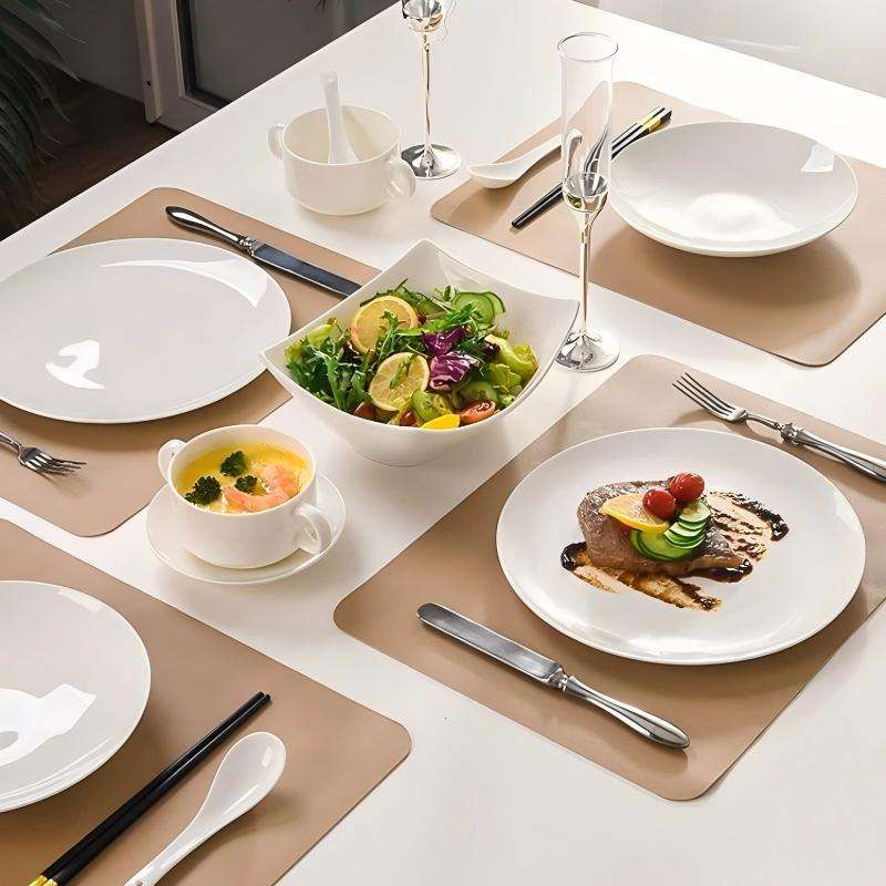 White Bone China Dinnerware
