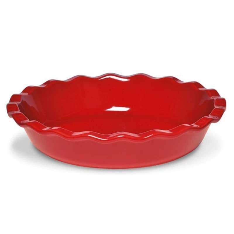 Red Ceramic Pie Plate Wholesale