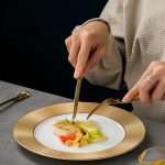 Gold Plates for Wedding