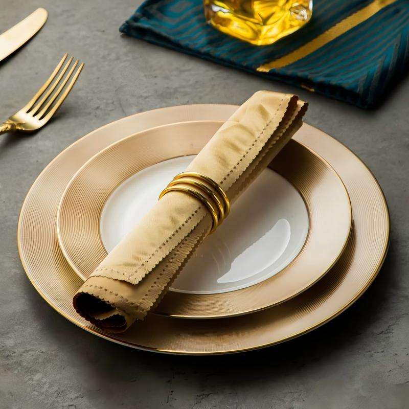 Gold Plates for Wedding